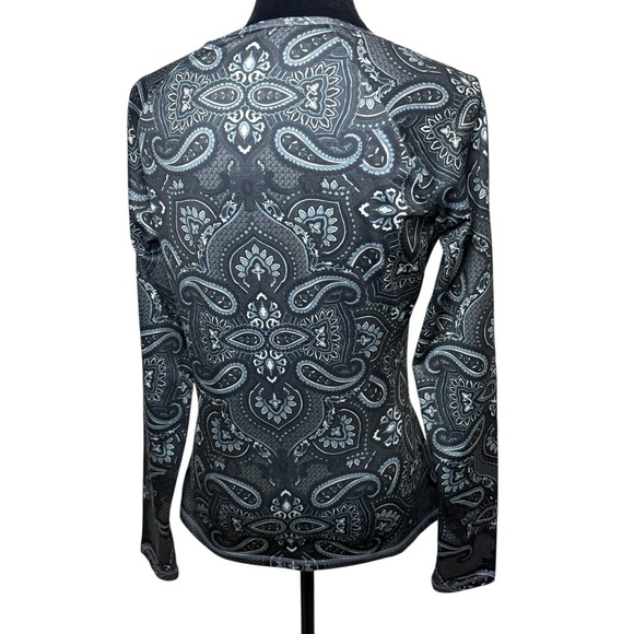 Athleta | Sierra Nevada Top in Granite Gray Victory | Sz M - Picture 4 of 7